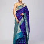 violet blue mirpur katan saree